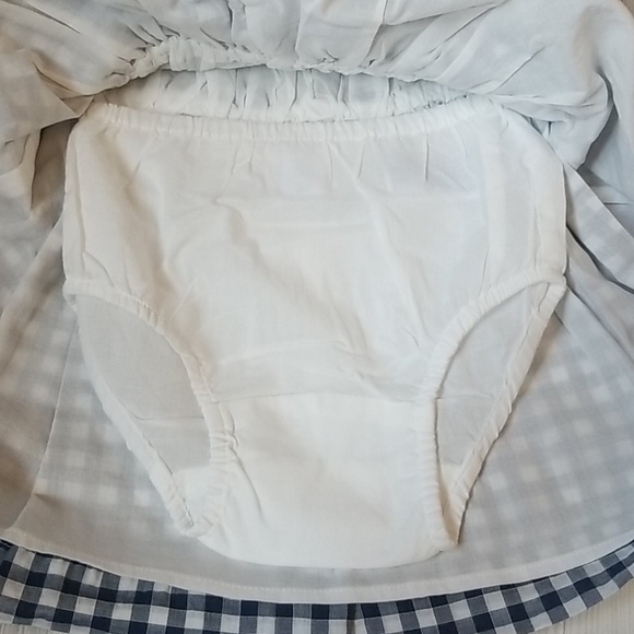 NWT Gap baby navy gingham print dress (size 12-18 mo) - Picture 8 of 13